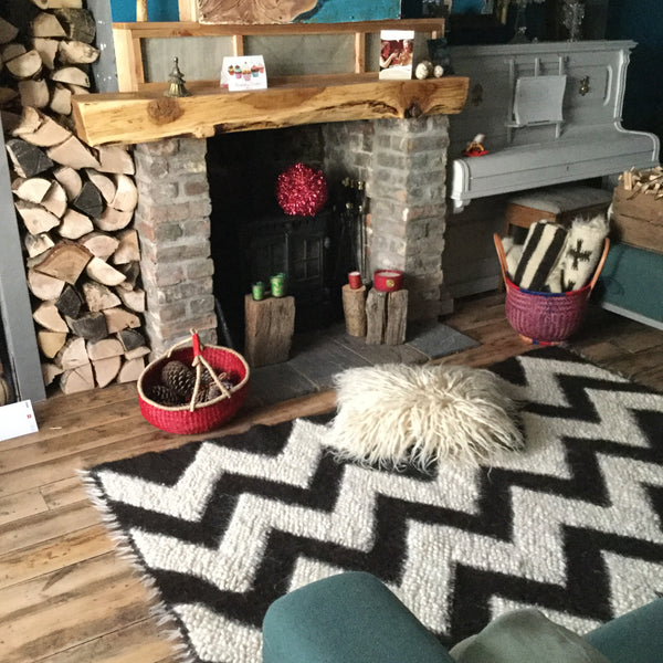 Sheepskin look pillow Cruelty free