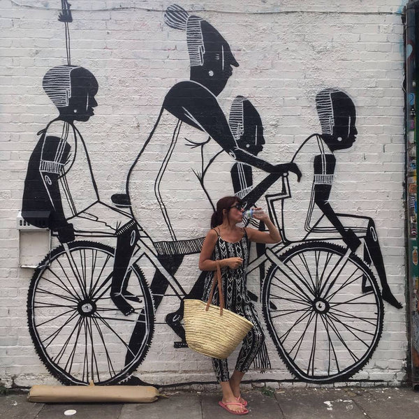 French Market Basket Leather Handles