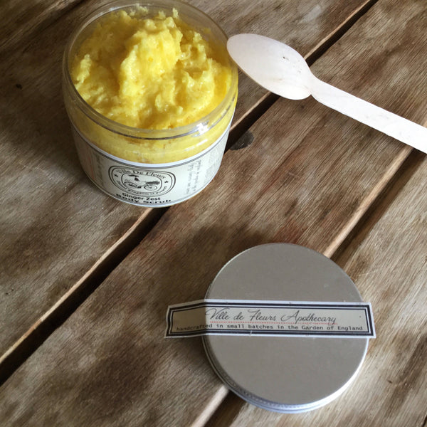 Ginger Zest Dead Sea Salt Body Scrub