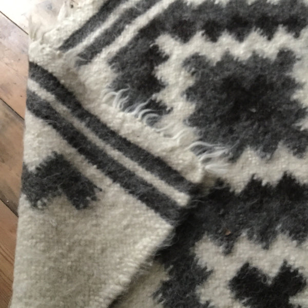 Crosses Wool Thick Rug  Hand Loom Custom Made