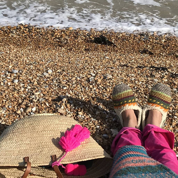 Handmade Unisex Organic Sheep Wool Slippers Lucky Dip