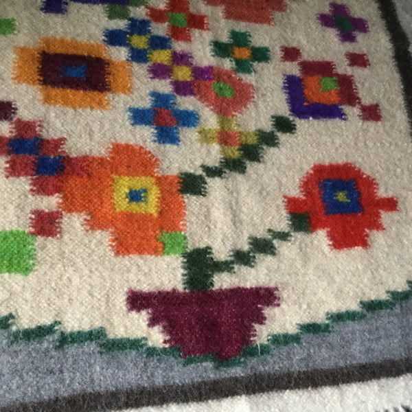 Plant in Pot Hand Woven Rug For Plant Lovers Custom Made