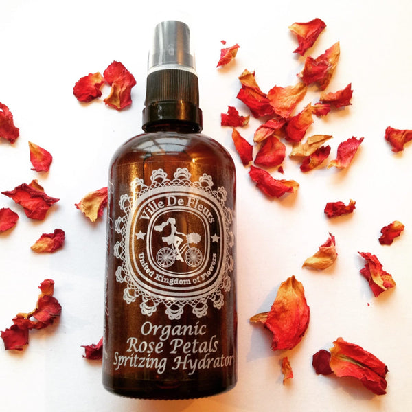 Organic Rose Petals Hydrating Face Mist – Vegan Facial Toner