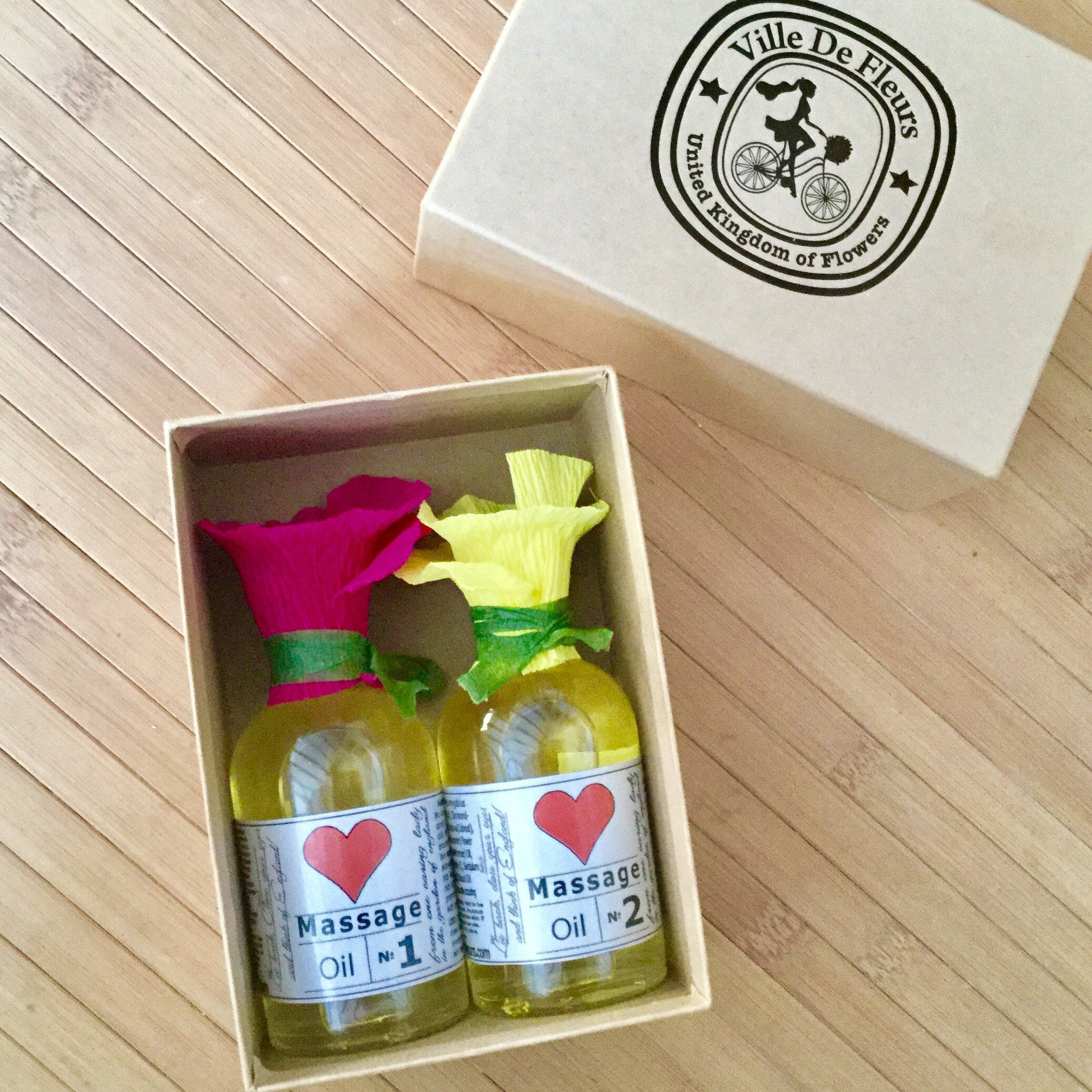 Pampering Massage Oil Gift Set - Vegan Skincare, Relaxation