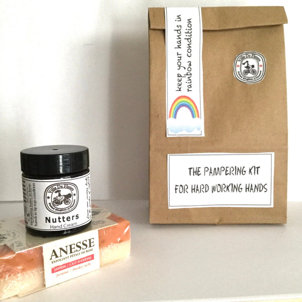 Rainbow Hand Pampering Kit | Nut Oil Cream, French Soap