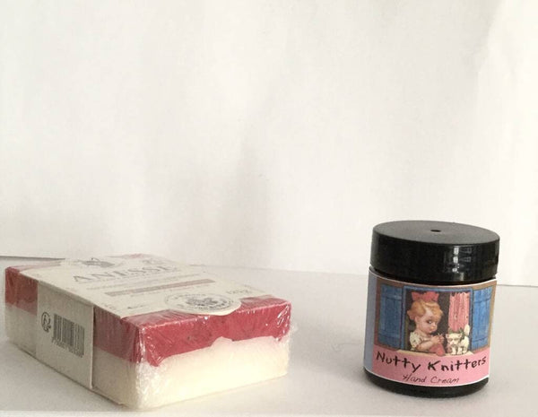 Knitters Hand Care Kit | Vegan Hand Cream & Argan Oil Soap