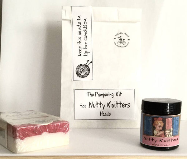 Knitters Hand Care Kit | Vegan Hand Cream & Argan Oil Soap