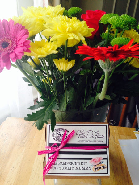 Natural Skincare Pampering Kit – Rose Serum & Hydrator, Mum Gift Set