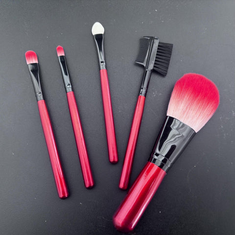 5-Piece Vegan Makeup Brush Set | Cruelty-Free Bristles