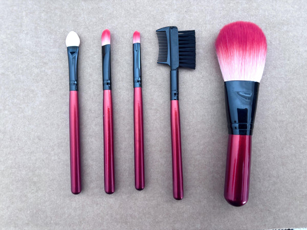5-Piece Vegan Makeup Brush Set | Cruelty-Free Bristles