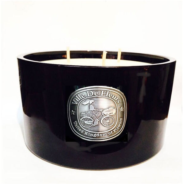 Fig & Cassis Soy Candle – A Night in the Ritz, 3-Wick Vegan Candle