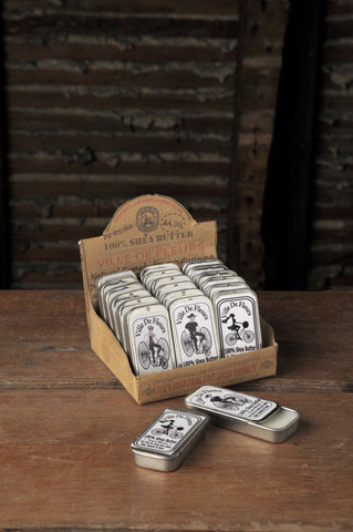 Organic Shea Butter Balm – Vintage Tin, Dry Skin, Lip Care