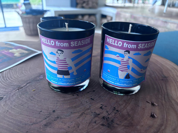 Sea Salt & Driftwood Candle – Seaside Scent, Coastal Home Decor