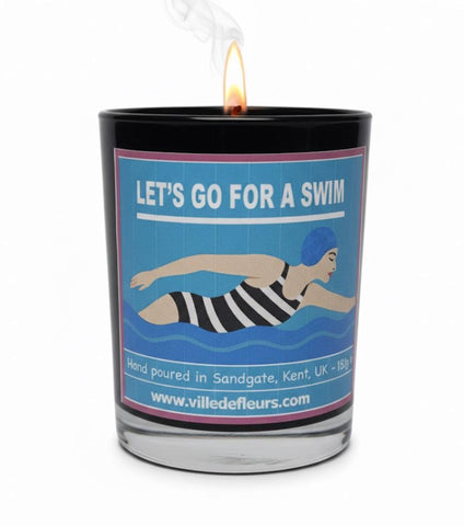 Marine Scent Candle – Ocean Breeze, Driftwood & Cedarwood, Handmade UK