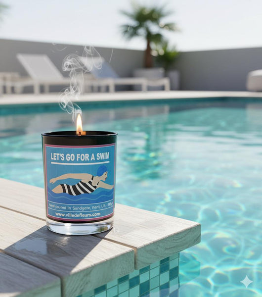 Marine Scent Candle – Ocean Breeze, Driftwood & Cedarwood, Handmade UK