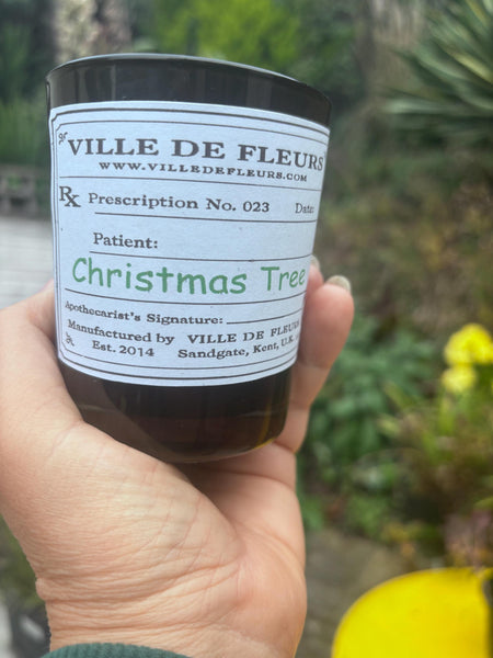 Christmas Tree Candle – Winter Pine Forest, Evergreen Cedarwood, Holiday cozy Home Fragrance