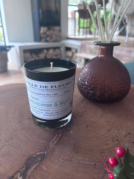 Twilight Majesty – Frankincense & Myrrh Candle | Elegant Holiday Candle