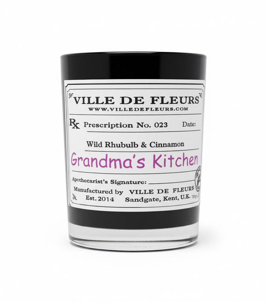 Rhubarb Cinnamon Candle | Vegan Wax, Cozy Kitchen Scent