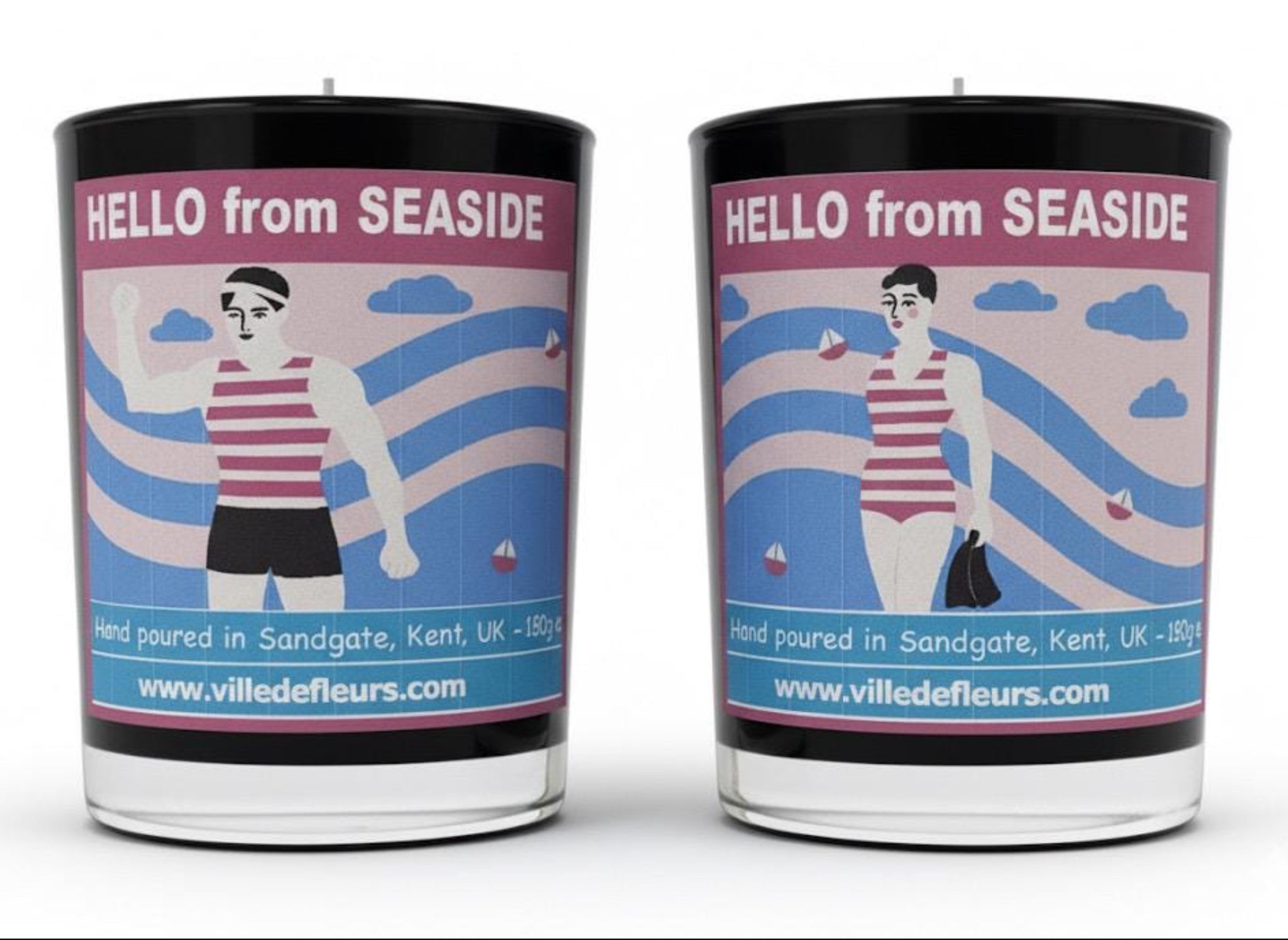 Sea Salt & Driftwood Candle – Seaside Scent, Coastal Home Decor