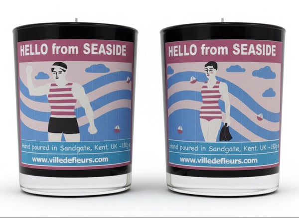 Sea Salt & Driftwood Candle – Seaside Scent, Coastal Home Decor