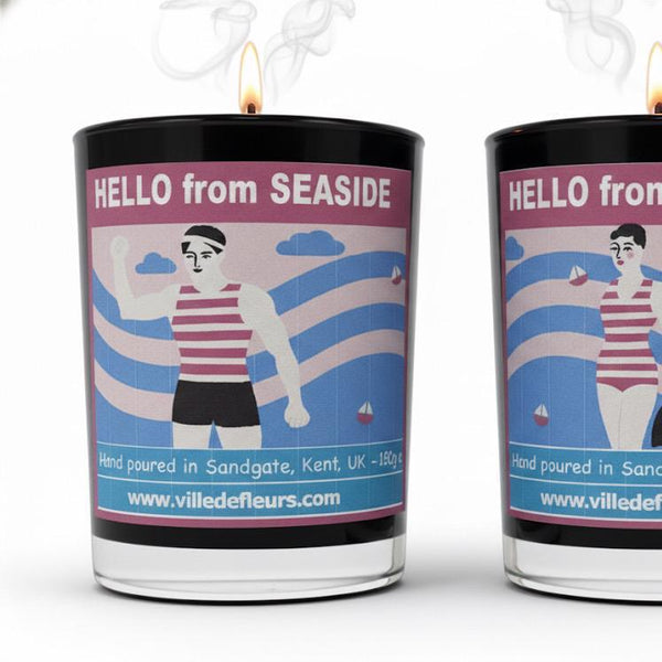 Sea Salt & Driftwood Candle – Seaside Scent, Coastal Home Decor