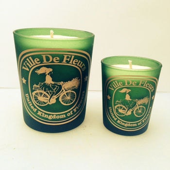 Me-Time Lavender and Dead Sea Candle: Emerald Green Glass, Vegan Aromatherapy Gift