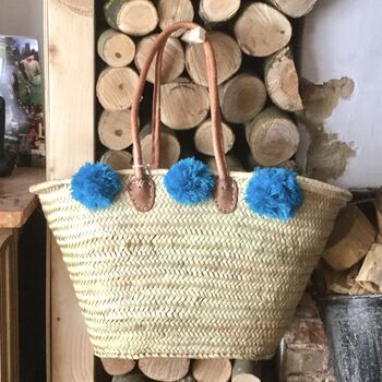 French Market Shopping Basket Bag